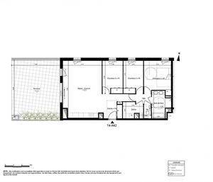 t4 à la vente -   44600  SAINT NAZAIRE, surface 88 m2 vente t4 - UBI339639792